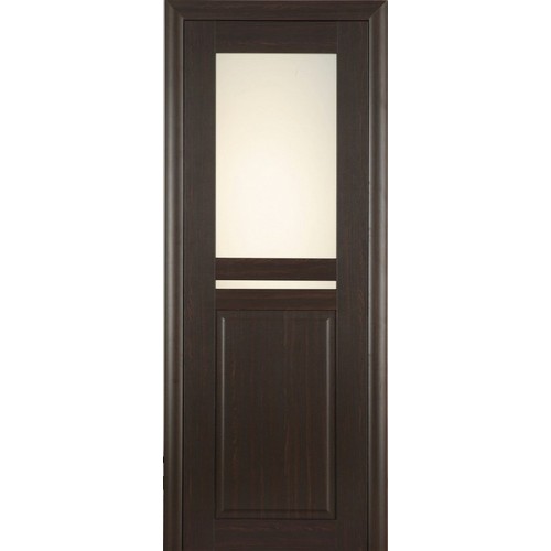 Ламинированная ПВХ дверь Аделина (остекленная), цвет: венге