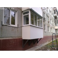 Балкон на первом этаже (подвесной)