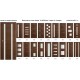 ProfilDoors. Серия Х Модерн. Цвет: малага черри кроскут
