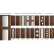 ProfilDoors. Серия Х Модерн. Цвет: малага черри кроскут