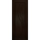 Ламинированная ПВХ дверь Азалия (глухая), цвет: орех
