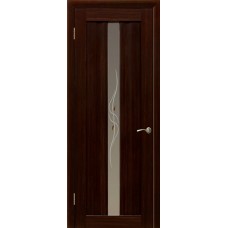 Ламинированная ПВХ дверь Юлиана (фьюзинг), цвет: итальянский орех