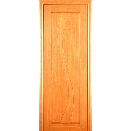 Ламинированная ПВХ дверь Камелия (глухая), цвет: миланский орех