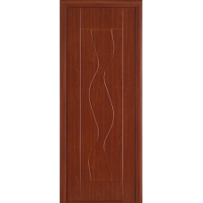 Ламинированная ПВХ дверь Водопад (фьюзинг), цвет: итальянский орех